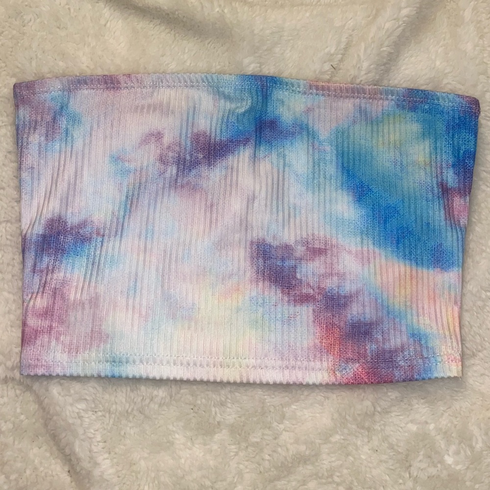 SHEIN Tie Dye Crop Top